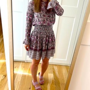 Shoshanna size 2 Paisley silk dress